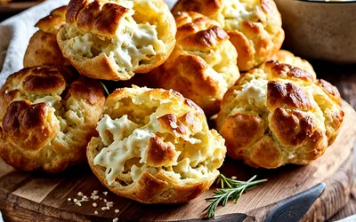 Recette facile de gougères au fromage pour un apéritif gourmand