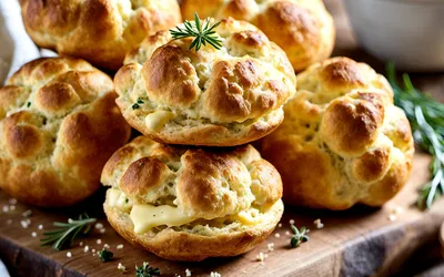 Recette de Gougères au Fromage Faciles et Rapides pour Apéritif