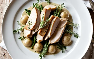 Goujonnettes de dinde à la crème de cerfeuil : recette facile et savoureuse