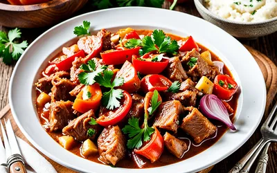 Recette de Goulasch de Veau Traditionnel - Plat Mijoté Savoureux