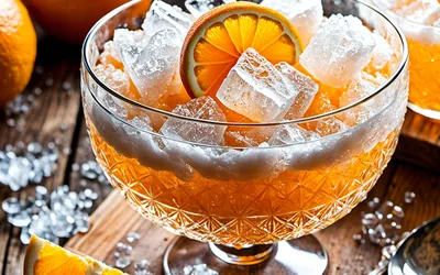 Granité à l'orange et Grand Marnier : recette facile et rafraîchissante
