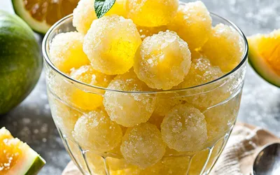 Granité de melon au miel et Porto : recette fraîche et gourmande