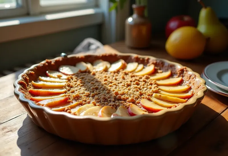 Gratin croustillant aux fruits frais