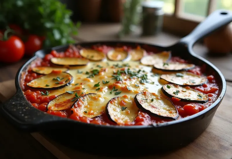 Gratin d'aubergines à la tomate fondant et savoureux