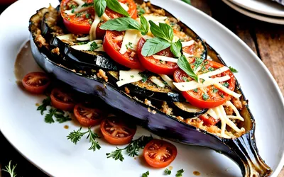 Gratin d'aubergines et tomates au four facile et savoureux