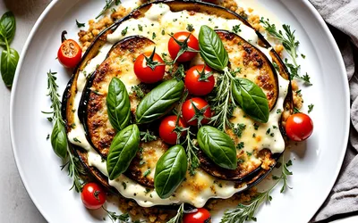 Gratin d'aubergines fondant au fromage frais - recette facile et rapide