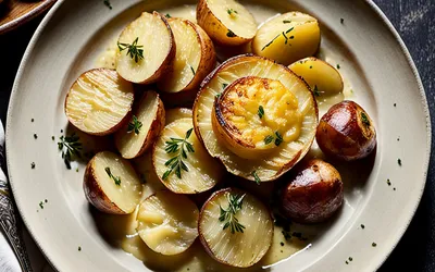 Recette facile de Gratin Dauphinois crémeux pour 1 personne