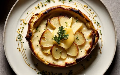 Gratin dauphinois express au lait crémeux - recette facile pour 1 personne