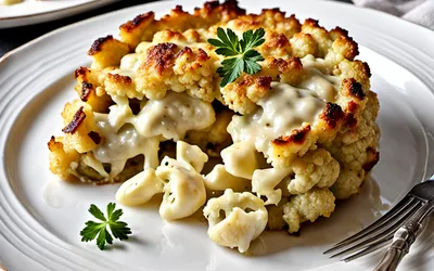 Recette facile de gratin de chou-fleur fondant et doré au four