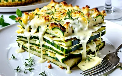 Gratin de courgettes facile et rapide - Recette légère pour une personne