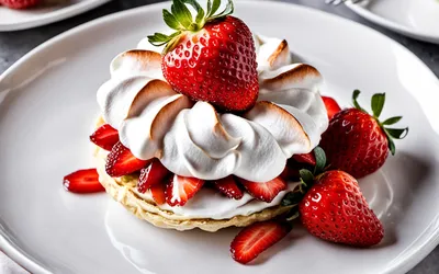 Gratin de fraises meringué fondant et gourmand - recette facile et rapide