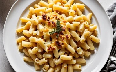 Recette facile de gratin de macaroni crémeux au fromage
