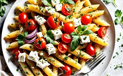 Gratin de pâtes à la grecque facile et savoureux - recette traditionnelle