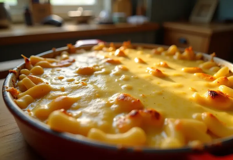 Gratin de pâtes crémeux au gruyère fondant