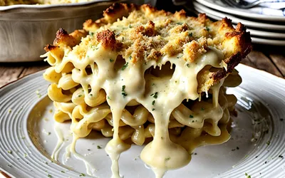 Gratin de pâtes au mascarpone : recette facile et crémeuse