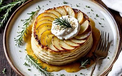 Recette facile de gratin de pommes de terre au chèvre fondant
