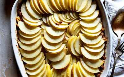 Recette facile de gratin de pommes fondant et doré au four