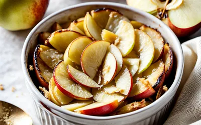 Gratin de pommes léger et savoureux - recette diététique facile pour une personne