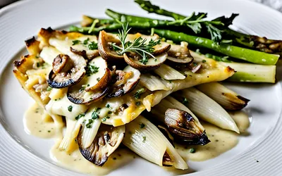 Recette facile et savoureuse de gratin d'endives aux champignons