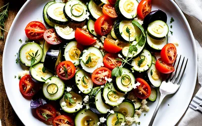 Recette facile de gratin d'été aux légumes frais et fromage