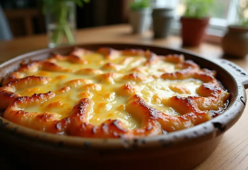 Gratin d'oignons fondant et savoureux facile à préparer