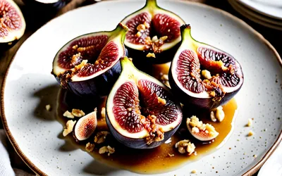 Recette facile de gratin de figues au miel et fromage frais