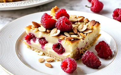 Gratin fondant de framboises à la crème d'amandes : recette facile et gourmande