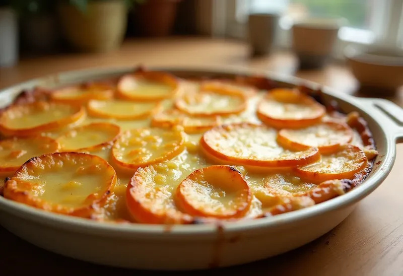Gratin fondant de pommes de terre et butternut