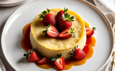 Gratin fondant de semoule aux fraises et abricots frais : recette facile et gourmande