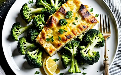 Gratin léger pommes de terre brocoli au fromage végétal - recette facile et saine