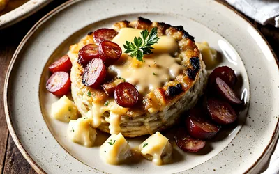 Gratin Parmentier aux Chipolatas et Gruyère : recette facile et gourmande