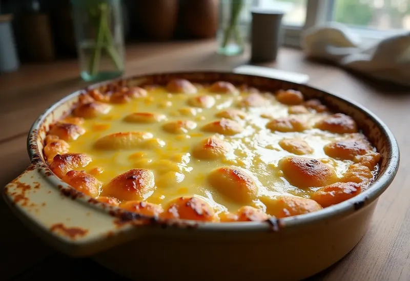 Gratin savoureux au munster fondant