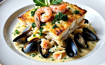 Gratin savoureux aux fruits de mer de la Mer du Nord - recette facile et gourmande