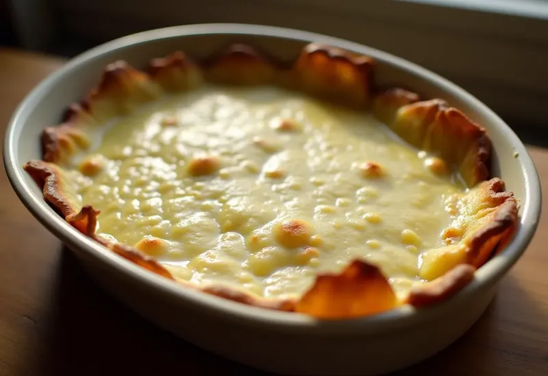 Gratin savoureux de céleri rave à la crème
