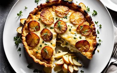 Recette facile de gratin pommes de terre et chou-fleur crémeux