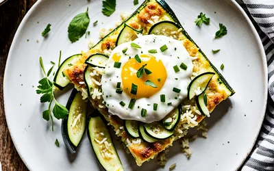 Gratin de riz aux courgettes fondantes : recette facile et savoureuse
