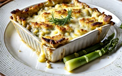 Recette facile de gratin de sarrasin aux poireaux fondants