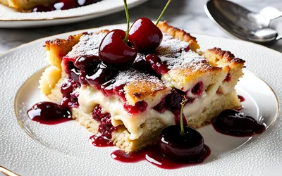 Recette facile et gourmande de gratinée de cerises fondante