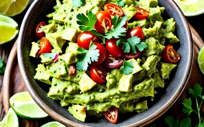 Recette facile de guacamole maison onctueux et savoureux