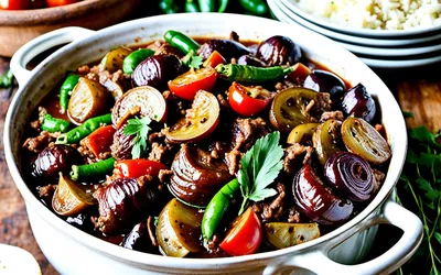 Recette Güveç turc : ragoût d'agneau aux légumes mijoté au four