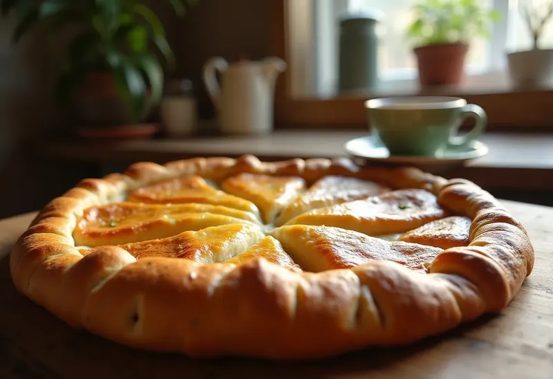 Harcha marocaine : galette de semoule fine dorée et moelleuse