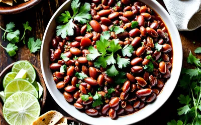 Recette facile de haricots rouges à la mexicaine épicés et savoureux