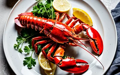 Recette de homard breton rôti au beurre salé des frères Jaguin - spécialité de Lannion