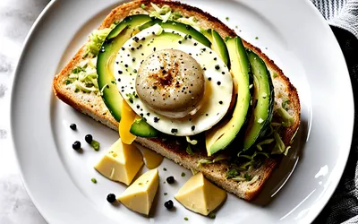 Recette facile de Hot Croqu' Avocat au fromage fondant