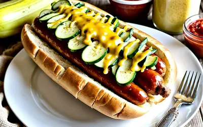 Recette facile de hot-dog de courgettes gourmand et rapide