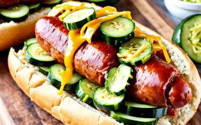 Hot-dogs gourmands aux courgettes vertes : recette facile et saine