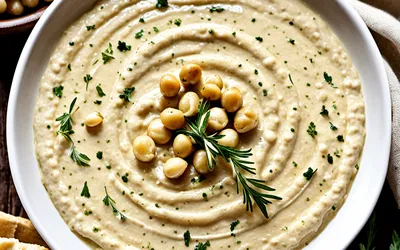 Photo de Recette Houmous Libanais Crémeux - Purée de Pois Chiches Authentique