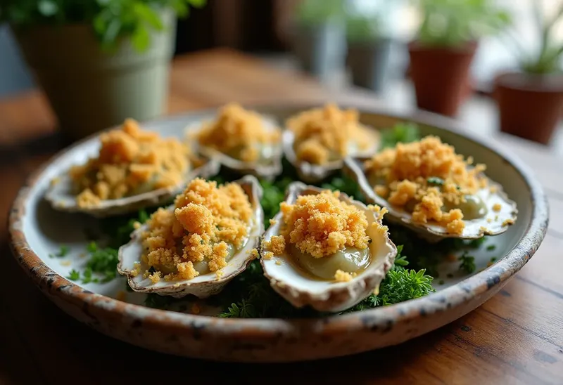 Huîtres gratinées aux oignons : recette savoureuse et facile