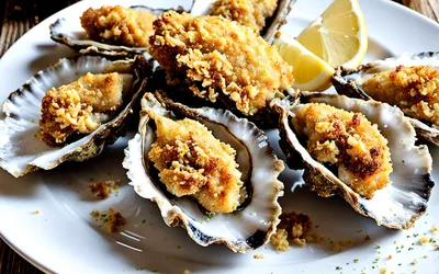 Recette facile d’huîtres panées croustillantes à la poêle