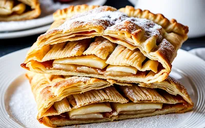 Photo de Recette facile de Jalousie aux pommes croustillante et rapide